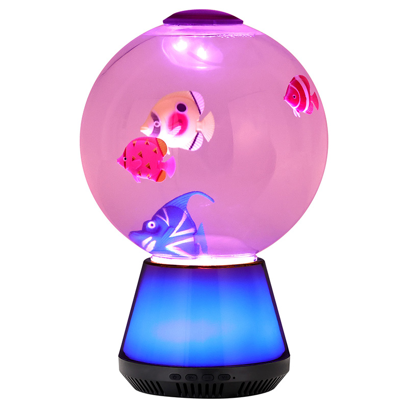 Podstawa zmieniająca kolor i lampa meduzowa do odtwarzania muzyki przez Bluetooth