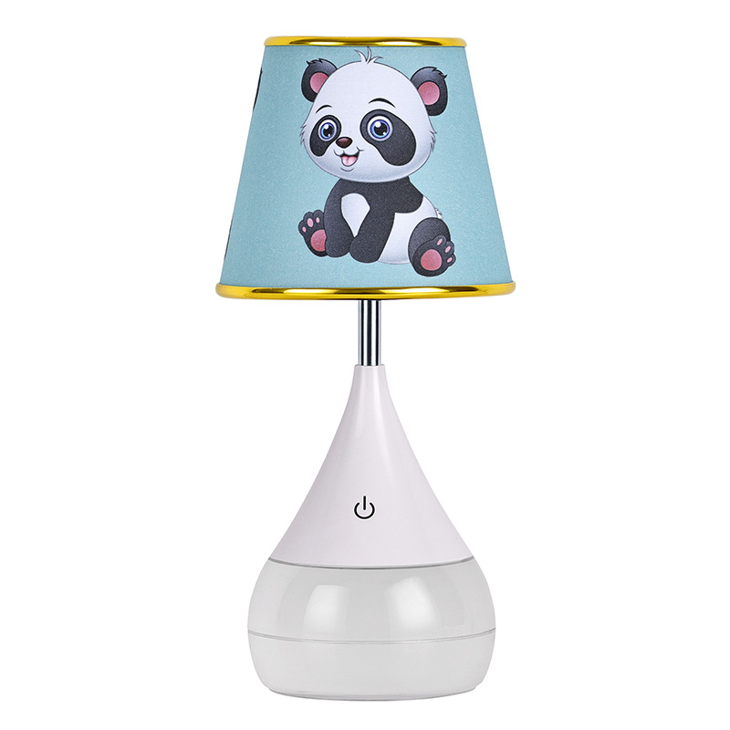 Lampa biurkowa LED z kloszem z tkaniny Bear