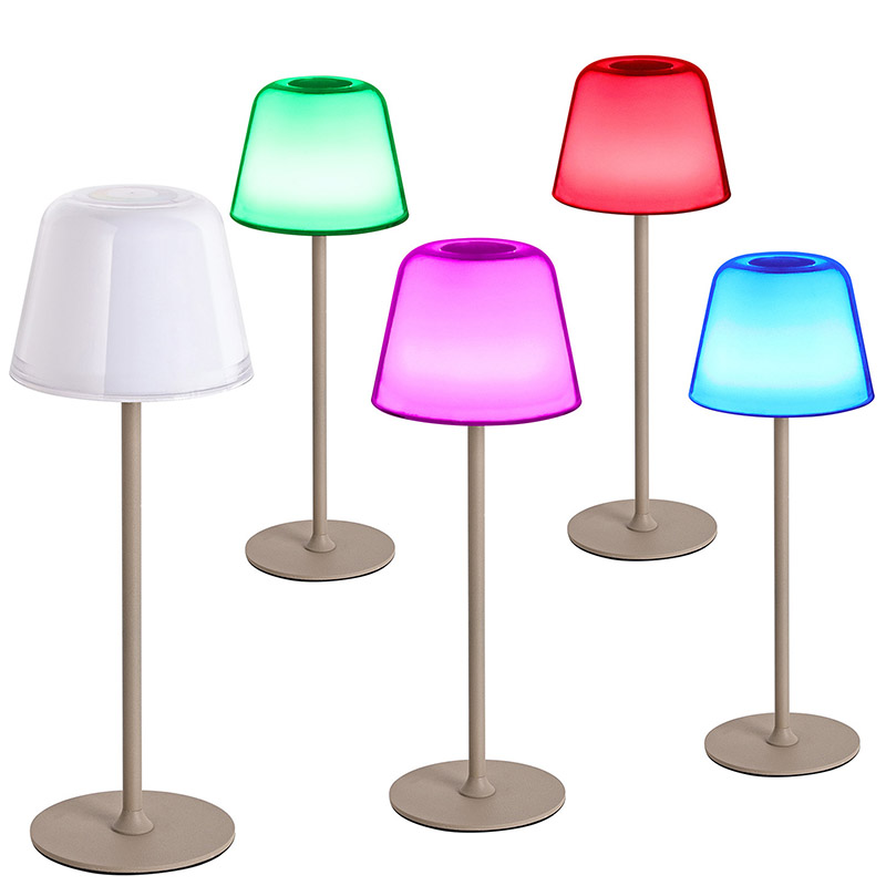 Lampka biurka LED z cieniem grzybowym RGB