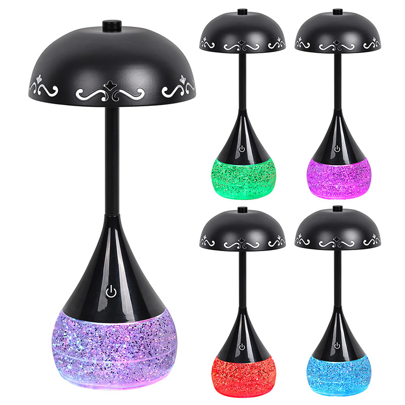 Lampa biurka LED z płynną podstawą o kształcie parasola kwiatów