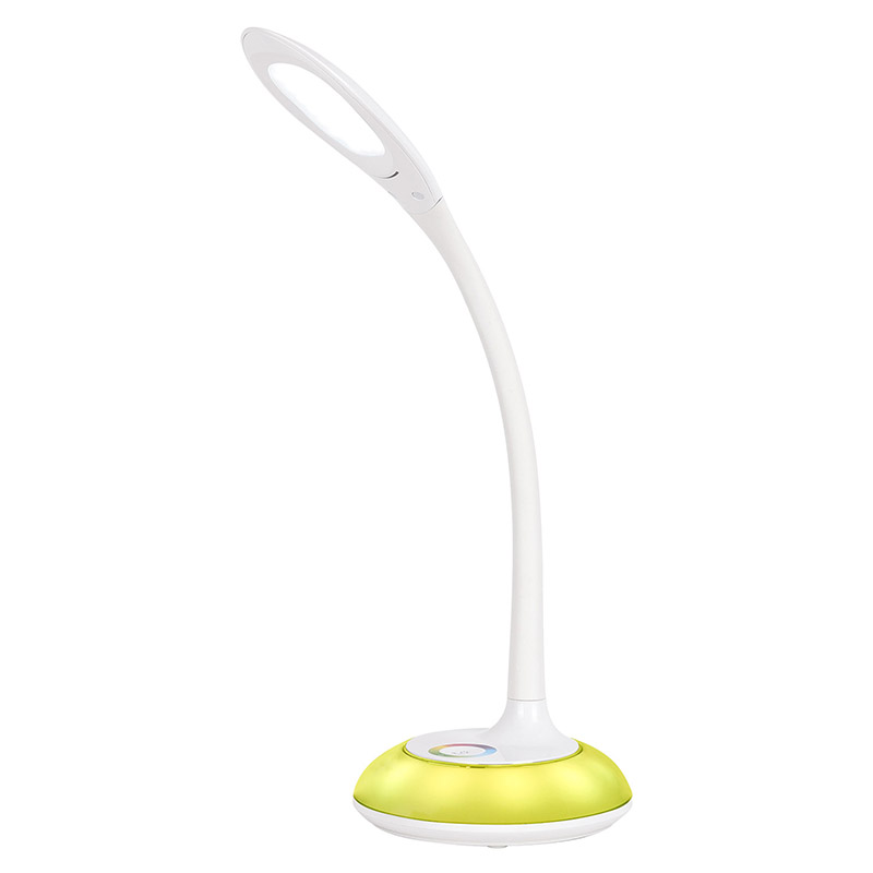 Nowoczesna lampa biurka z bazą RGB