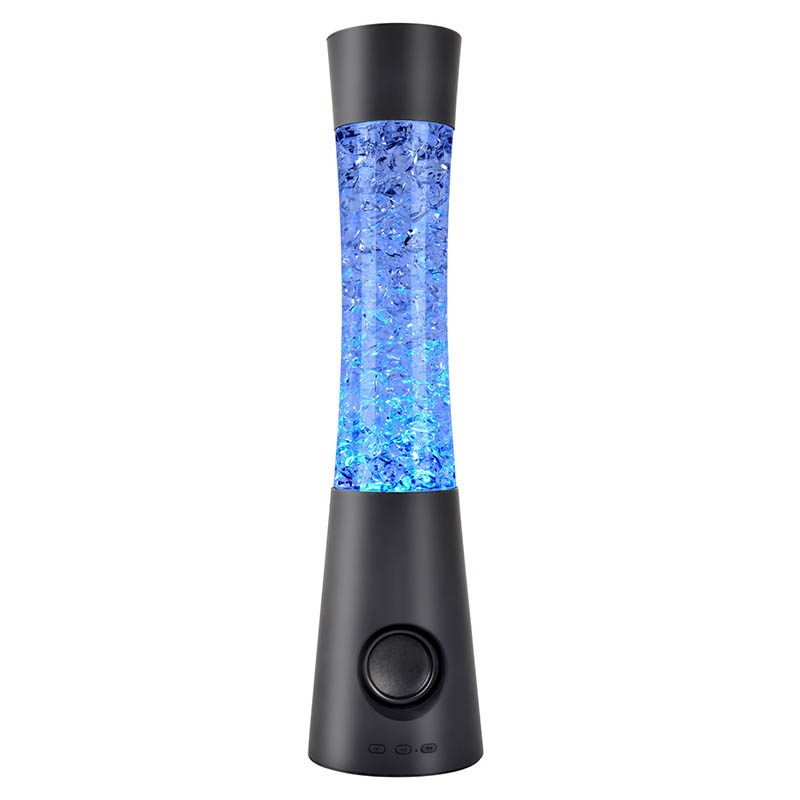 Lampa głośnikowa RGB Bluetooth z brokatem