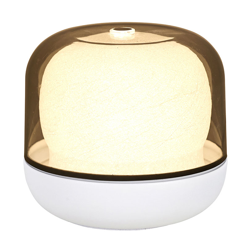 Elegancka spiralna lampa biurkowa LED RGB