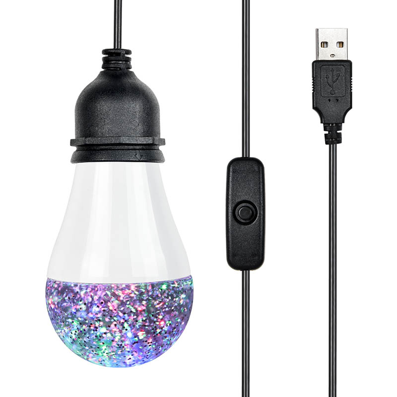 Czarujący świat lamp nocnych z żarówką RGB Liquid Flow E27